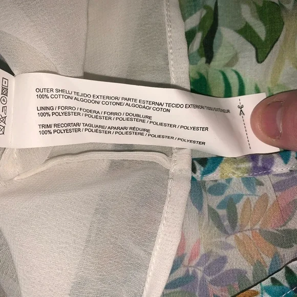 All Things Mochi Liona Mini Dress Tropical Floral Fit Flare Green Sz S NWT! - Picture 6 of 7